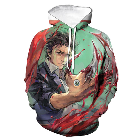 Image of Parasyte -the Maxim Anime 3D Printed Hooded Sweatshirt Hoodies