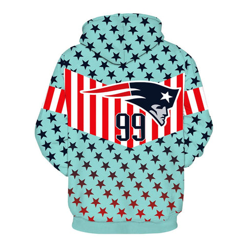 Image of Football NFL New England Hoodies - Pullover Patriots Hoodie
