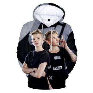 3D Printed Hooded Sweatshirt - Music Marcus and Martinus Hoodies
