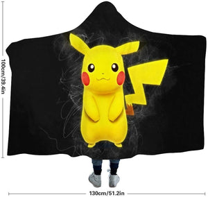 Pokemon Throw Poncho Blankets - Winter Hooded Blankets