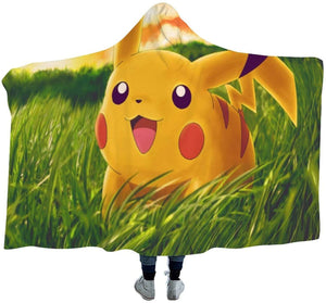 Pokemon Hooded Blankets - Anime Mystery Dungeon Blankets