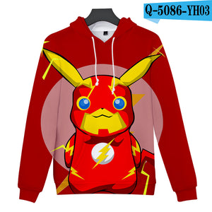 Pokemon 3D Print Design Hoodies - Anime Hooded Sweatshirts