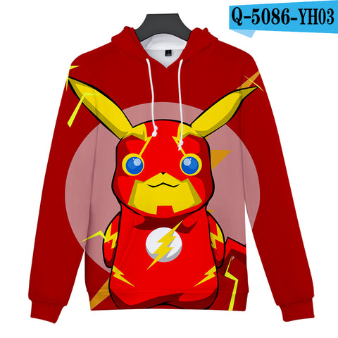 Image of Pokemon 3D Print Design Hoodies - Anime Hooded Sweatshirts