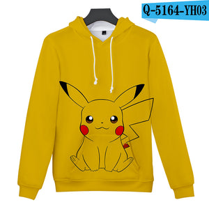 Pokemon 3D Print Design Hoodies - Anime Hooded Sweatshirts