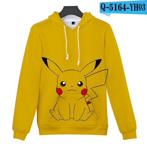 Image of Pokemon 3D Print Design Hoodies - Anime Hooded Sweatshirts