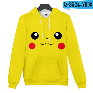 Pokemon 3D Print Design Hoodies - Anime Hooded Sweatshirts