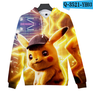 Pokemon 3D Print Design Hoodies - Anime Hooded Sweatshirts