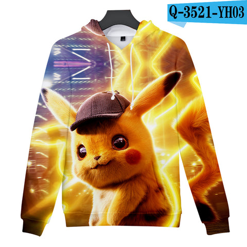 Image of Pokemon 3D Print Design Hoodies - Anime Hooded Sweatshirts