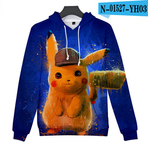 Pokemon 3D Print Design Hoodies - Anime Hooded Sweatshirts