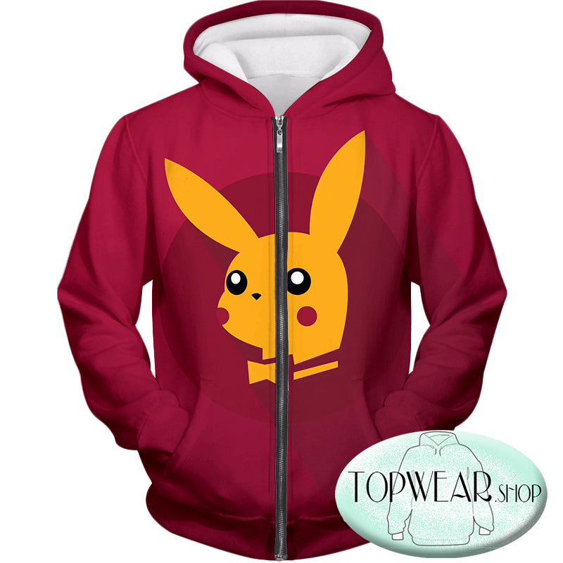 Red cheap pokemon hoodie