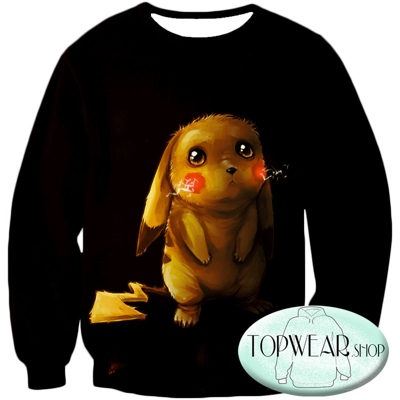 Pokemon Sweatshirts - Psychic Pokemon Mewto Cool Black Sweatshirt