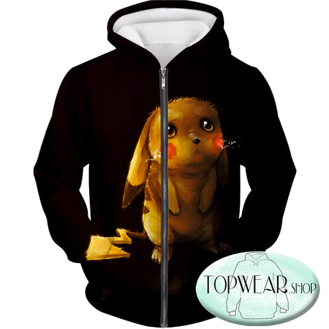 Image of Pokemon Hoodies - Psychic Pokemon Mewto Cool Black Zip Up Hoodie