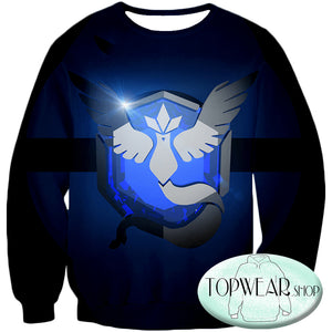 Pokemon Sweatshirts - Articuno Mystic Logo 3D Sweatshirt