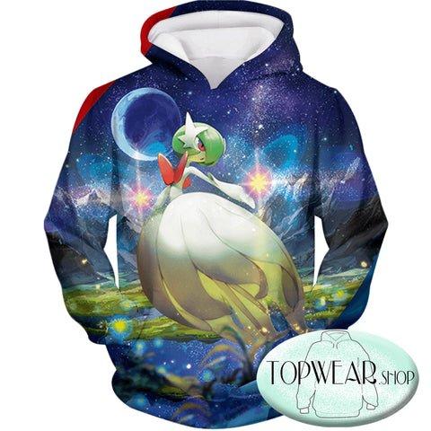 Image of Pokemon Sweatshirts - Psychic Fairy Pokemon Mega Gardevoir Sweatshirt