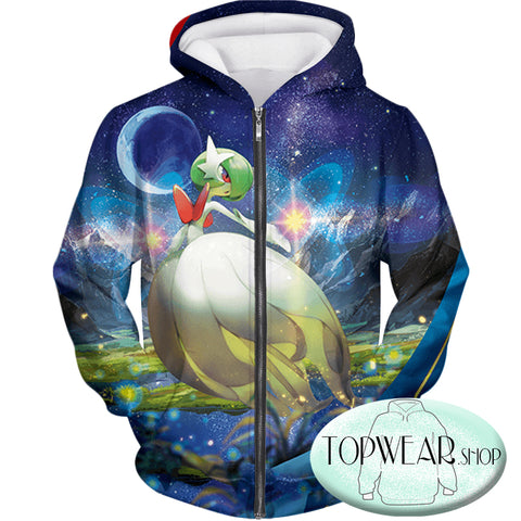 Image of Pokemon Sweatshirts - Psychic Fairy Pokemon Mega Gardevoir Sweatshirt