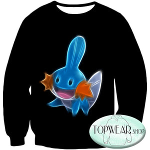 Pokemon Sweatshirts - Cute Pokemon Mudkip Sweatshirt