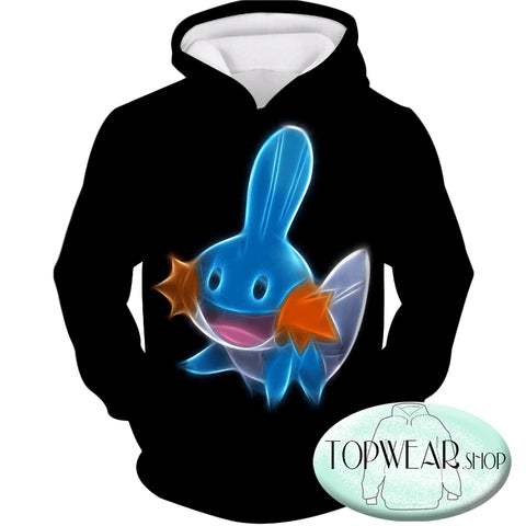Image of Pokemon Sweatshirts - Cute Pokemon Mudkip Sweatshirt