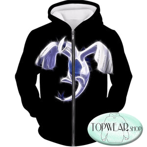 Pokemon Sweatshirts - Flying Psychic Pokemon Lugia Sweatshirt