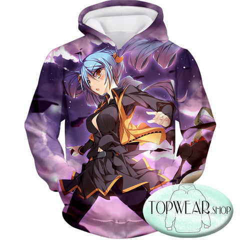 Image of Pokemon Hoodies - Cute Blue Haired Pokemon Trainer Zip Up Hoodie