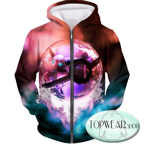 Image of Pokemon Hoodies - Legendary Psychic Pokemon 3D Hoodie