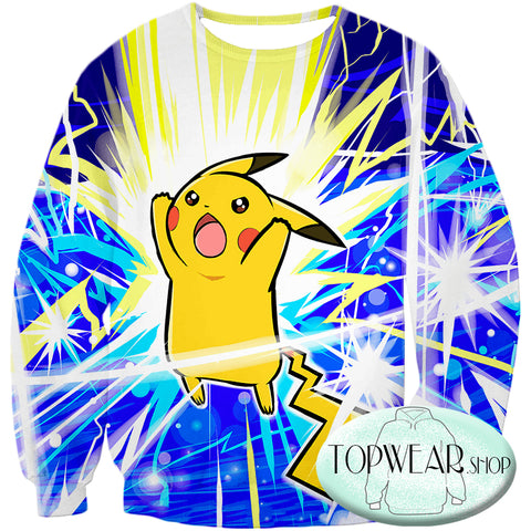 Image of Pokemon Hoodies - Thunder Pokemon Pikachu Hoodie