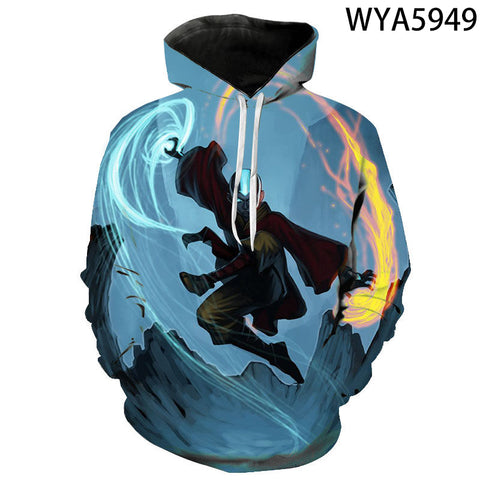 Image of Avatar The Last Airbender Hoodies - Anime 3D Printed Sweatshirt Pullovers