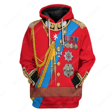 Image of Historical Personage Prince Phillip 3D Printed Cosplay Hoodie