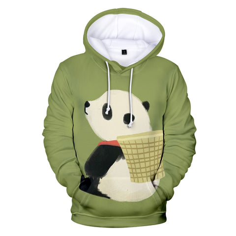 Image of Fashion Animal Panda Hoodies - 3D Printed Hooded Sweatshirt