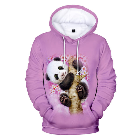 Image of 3D Printed Animal Fashion Panda Hooded Sweatshirt Hoodies