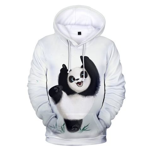 Image of Fashion 3D Printed Panda Hoodies - Animal Casual Hooded Sweatshirt