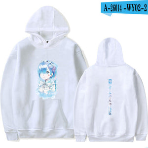 Re ZERO Starting Life in Another World Hoodie Rem Ram Sweatshirts Autumn Hoodies