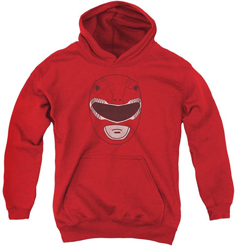 Image of Power Rangers Red Ranger Mask Pullover Hoodie