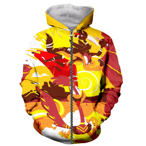 Cartton Road Runner & Wile E Coyote 3D Printed Hoodies Pullovers