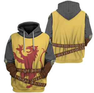 Historical Personage Robert the Bruce 3D Printed Cosplay Hoodie