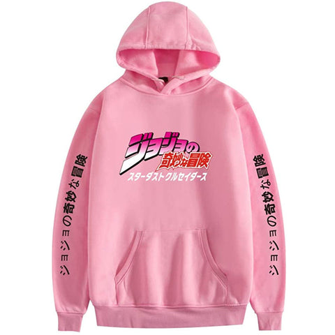 Image of JoJo's Bizarre Adventure Hooded Sweatshirt Pullover - Unisex Costume Tracksuit