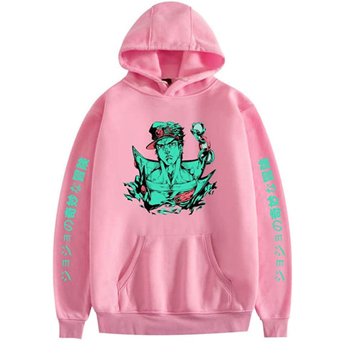 Image of JoJo's Bizarre Adventure Hooded Sweatshirt Pullover - Unisex Costume Tracksuit