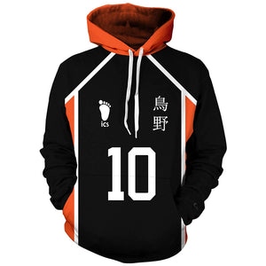 Anime Haikyuu Costume Hoodie Pullover - 3D Printed Hooded Sweatshirt