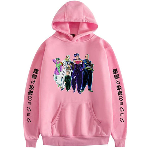 Image of JoJo's Bizarre Adventure Hooded Sweatshirt Pullover - Unisex Costume Tracksuit