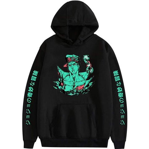 Image of JoJo's Bizarre Adventure Hooded Sweatshirt Pullover - Unisex Costume Tracksuit