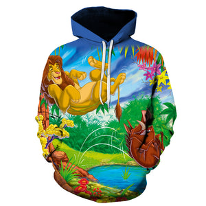 The Lion King 3D Printed Hooded Sweatshirts Hoodie