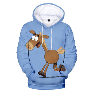 Cartoon 3D Printed Hooded Pullover - Funny It's Pony Hoodies