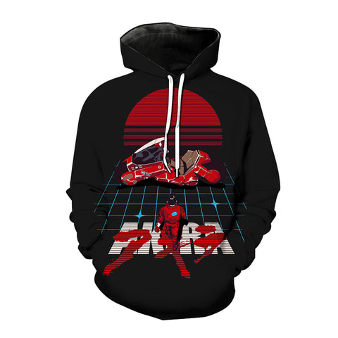 Image of Anime Trendy Akira 3D Printed Hoodies Pullover