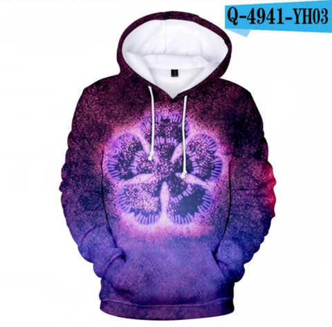 Image of Anime Black Clover Casual Hoodie Pullover