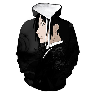 3D Printed Anime Hooded Pullover - Black Butler Hoodies