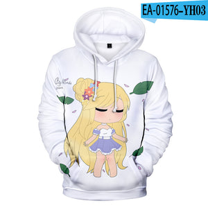 Cartoon Gacha Life Hoody Sweatshirt - Game Hoodies Pullovers