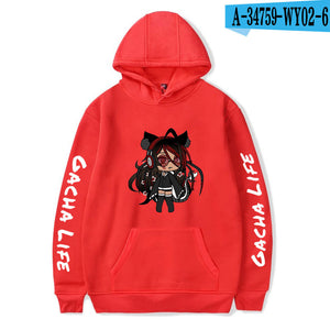 Cartoon Gacha Life Hoody Sweatshirt - Game Hoodies Pullovers