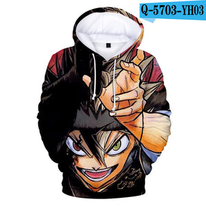 Anime Black Clover Hooded Pullover Hoodie