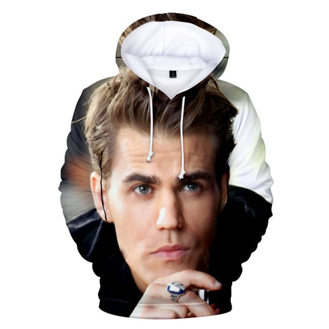 Image of The Vampire Diaries Stefan Salvatore Hoodie Sweatshirt