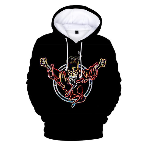 Image of 3D Printed Music Thunderdome Hoodie - Hardcore Stylish Sweatshirt Pullover