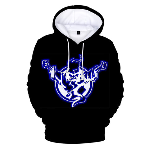 Image of 3D Printed Music Thunderdome Hoodie - Hardcore Stylish Sweatshirt Pullover